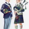Picture postcard depicting two Boys' Brigade band members. Date unknown. Image reproduced with kind permission of David Kemp.
