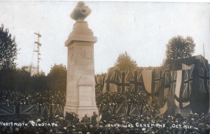 Unveiling of Portsmouth Cenotaph, October 1921