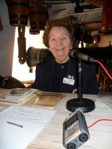  On 2 December 2011 I interviewed Dorrie, a former member of the WRNS (Women's Royal Naval Service) on board HMS Warrior in the Portsmouth Historic Dockyard