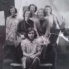 Female staff in the Tracings Office, Samuel White's Boat Builders East Cowes, IOW.