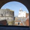 View from inside the 'Hot Walls' fortifications in Old Portsmouth.